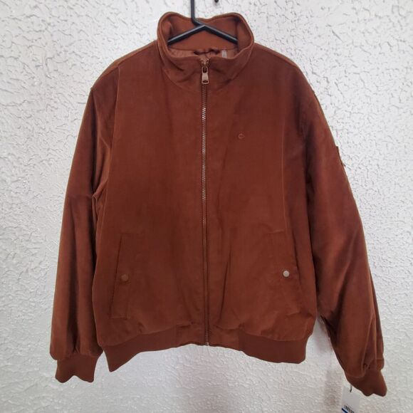Calvin Klein Corduroy Bomber Jacket Size XL - Picture 2 of 14